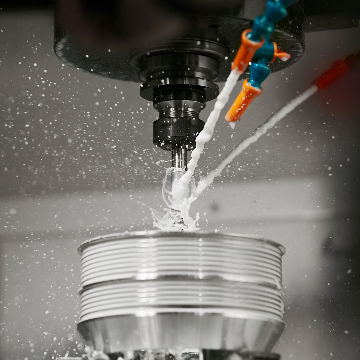 cnc spindle chuck coolant